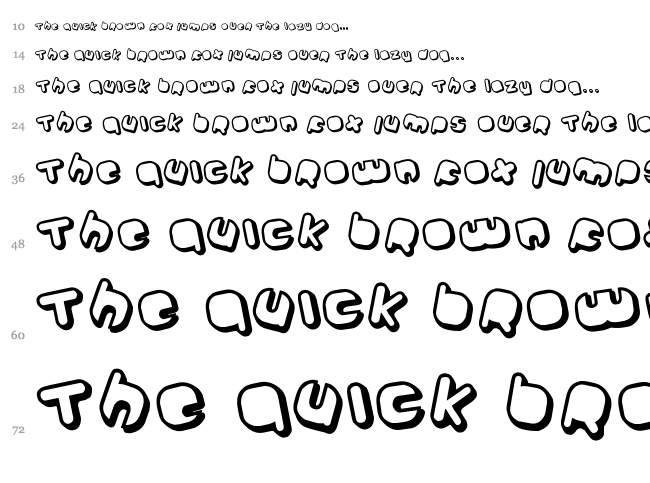 Johanneke font waterfall